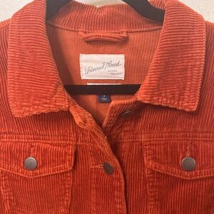 Universal Thread Women's Corduroy Jacket - Orange